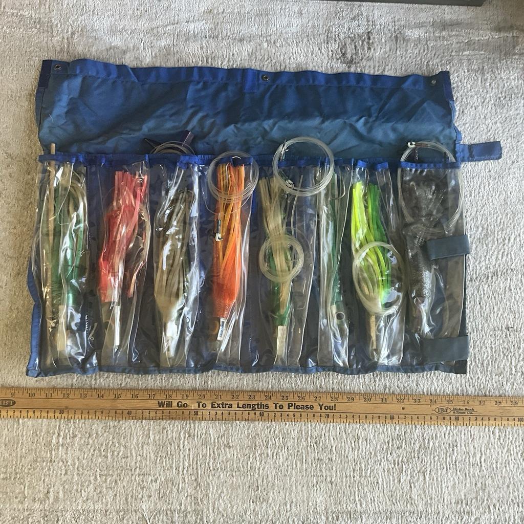 Saltwater Big Game Offshore Marlin, Maui, Wahoo, Dorado,Tuna Lures and Case - Image 2