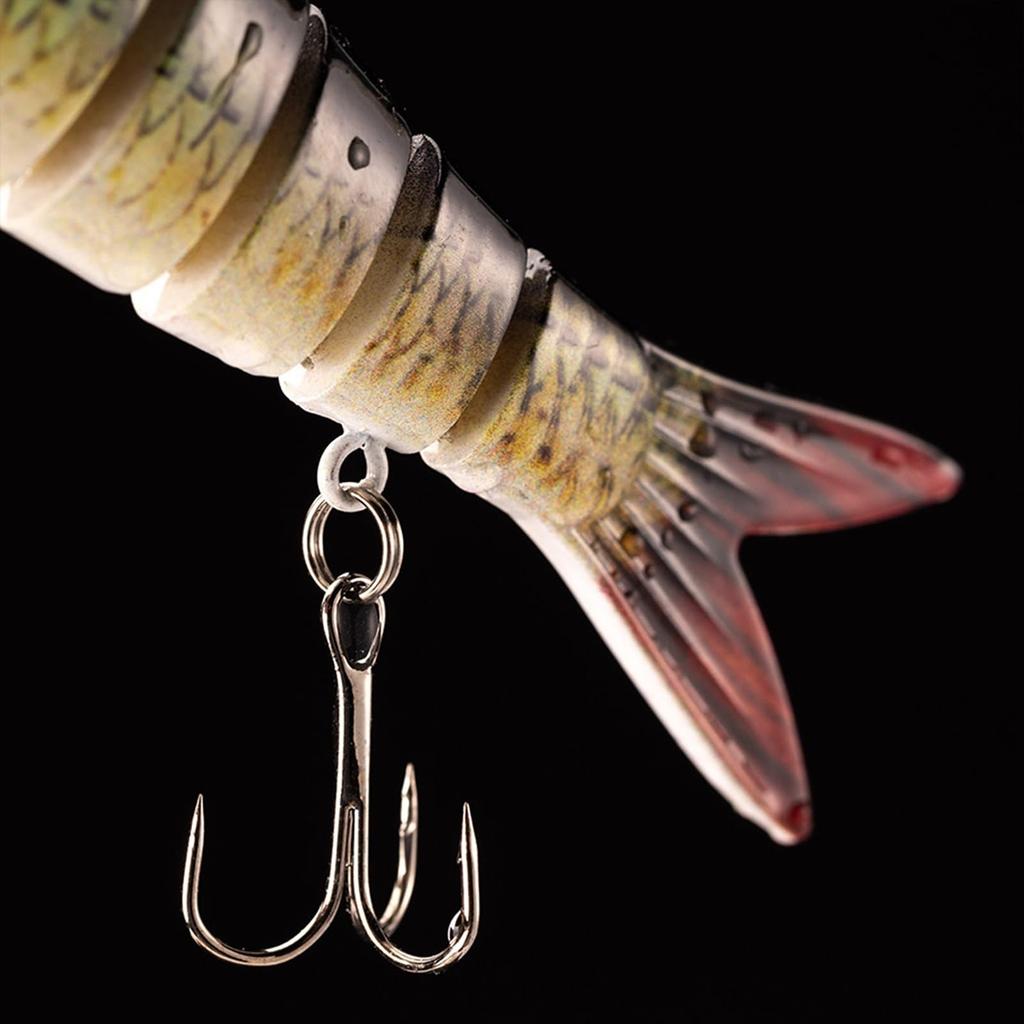 3Pcs Swimbait for Bass Fishing Realistic Fish Lures Bass Trout Crappie Walleye - Image 4