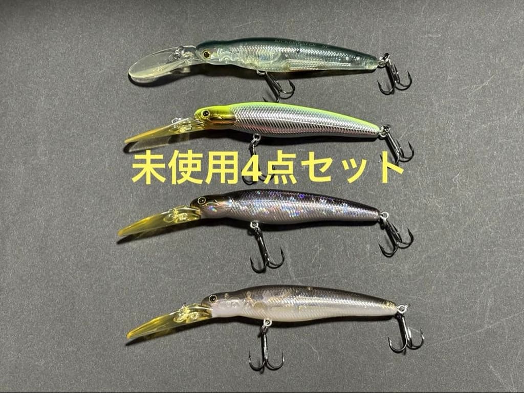 Evergreen Kicker Eater Lure Set 4pcs Suspended Bass Fishing Accessories - Image 1