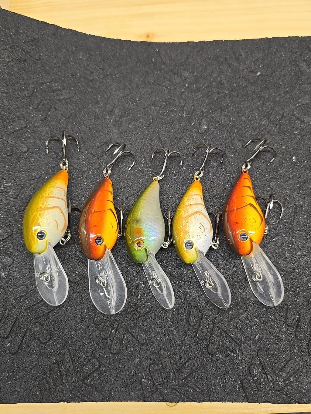 (5) Strike King Gravel Dawg 8 Rattle Crankbait Fishing Lures Lot Of 5 - Image 6