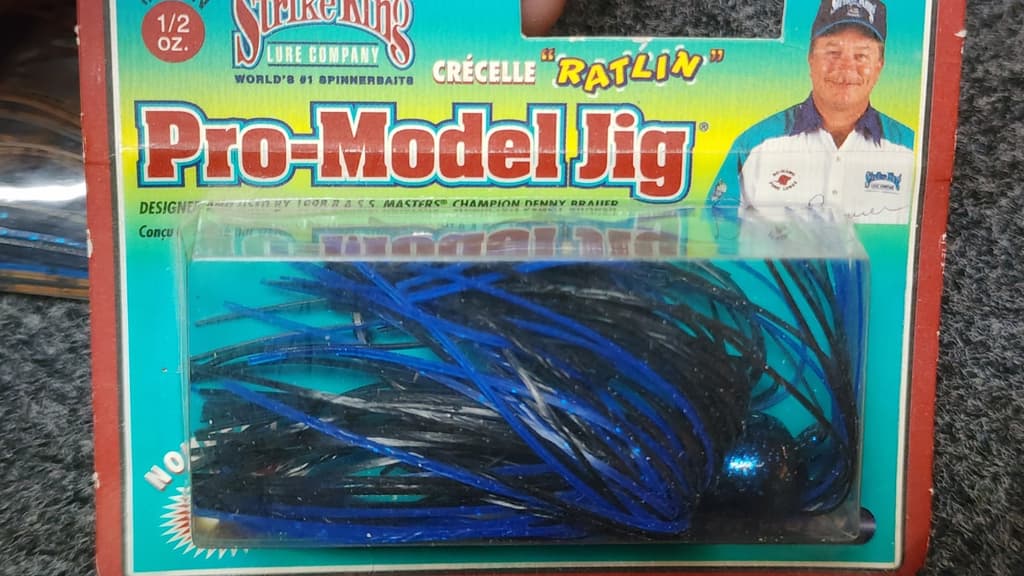 9 Strike King 1/2 oz Black Blue Pro Model & Tour Grade Skipping Jigs NEW - Image 6