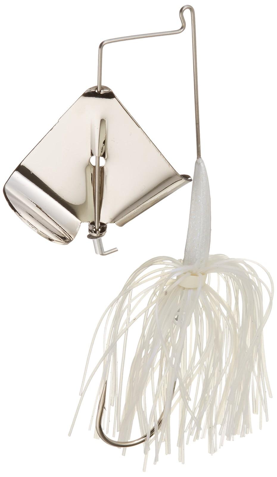 Nichols Lures RB04N-38 Reflex Buzzbait Blue Shad Nickel, 3/8 oz - Image 1