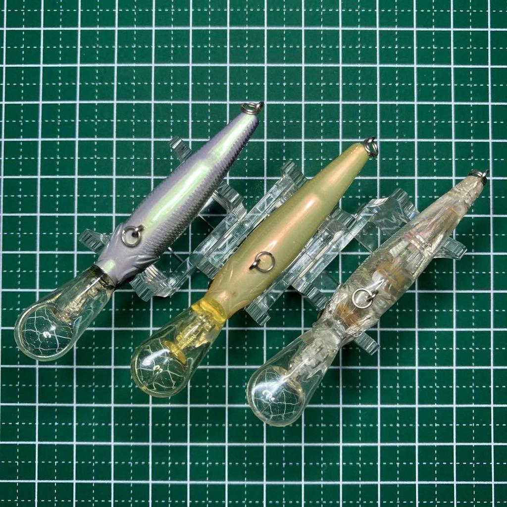 Megabass Live X Smolt Old Rare 3pcs Lure Used Fishing Accessories - Image 6