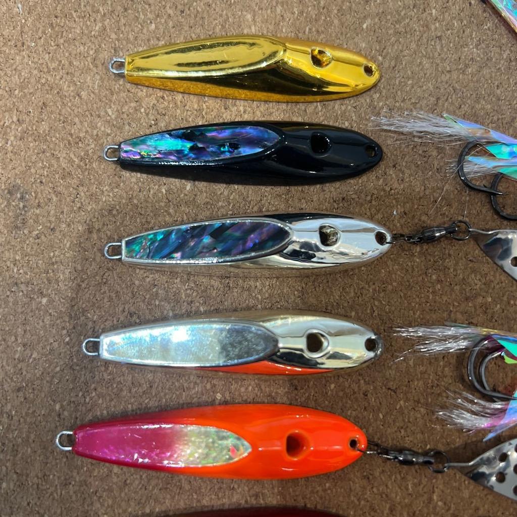 G-6 Gear Lab Micro Flip 60g Tungsten Jig Set for Blue Fish & Offshine - Used - Image 3