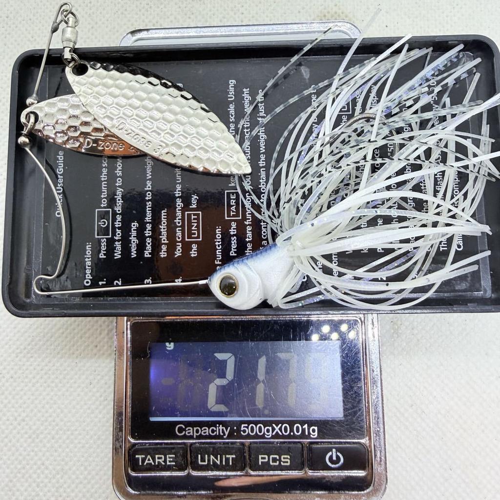 EVERGREEN e D-Zone 5 piece set actual measurement 17g/20g/21g Spinnerbait Bass - Image 7