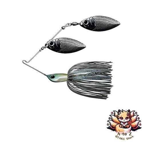 NEW Deps Spinnerbait B Custom Double Wheelow 5/8oz Snubbull Smoke #03 - Image 1