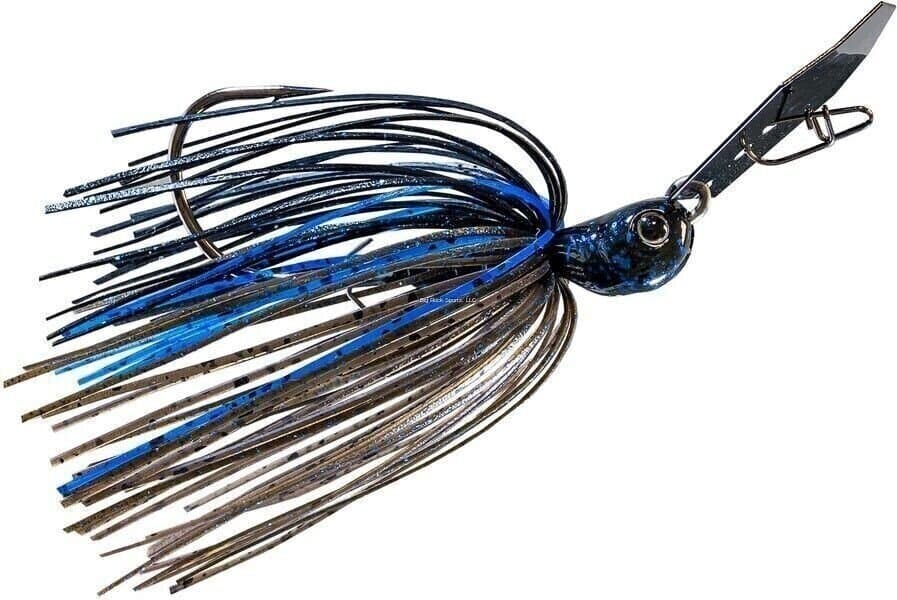 Z Man ChatterBait Jack Hammer Bladed Swim Jig 3/8 Oz Bruisd Grn Pumpkn CBJH38-10 - Image 1