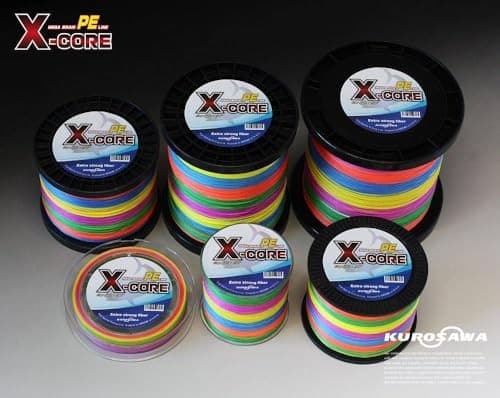 NEW KUROSAWA PE Fishing Line X-CORE multicolor 1000m 8strands No.16 150lb/68.0kg - Image 5