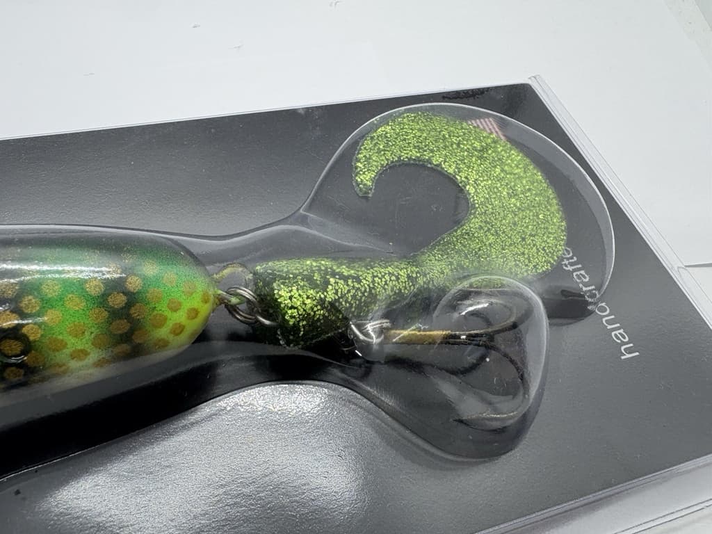 9” Svartzonker Tail V2 Green Perch Rubber Swimbait Pullbait Jerkbait Musky Lure - Image 3