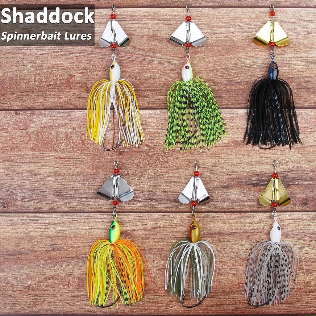 Bass Fishing Spinner Bait Lures, Multicolor Buzzbait Metal Jig 6pcs  - Image 5