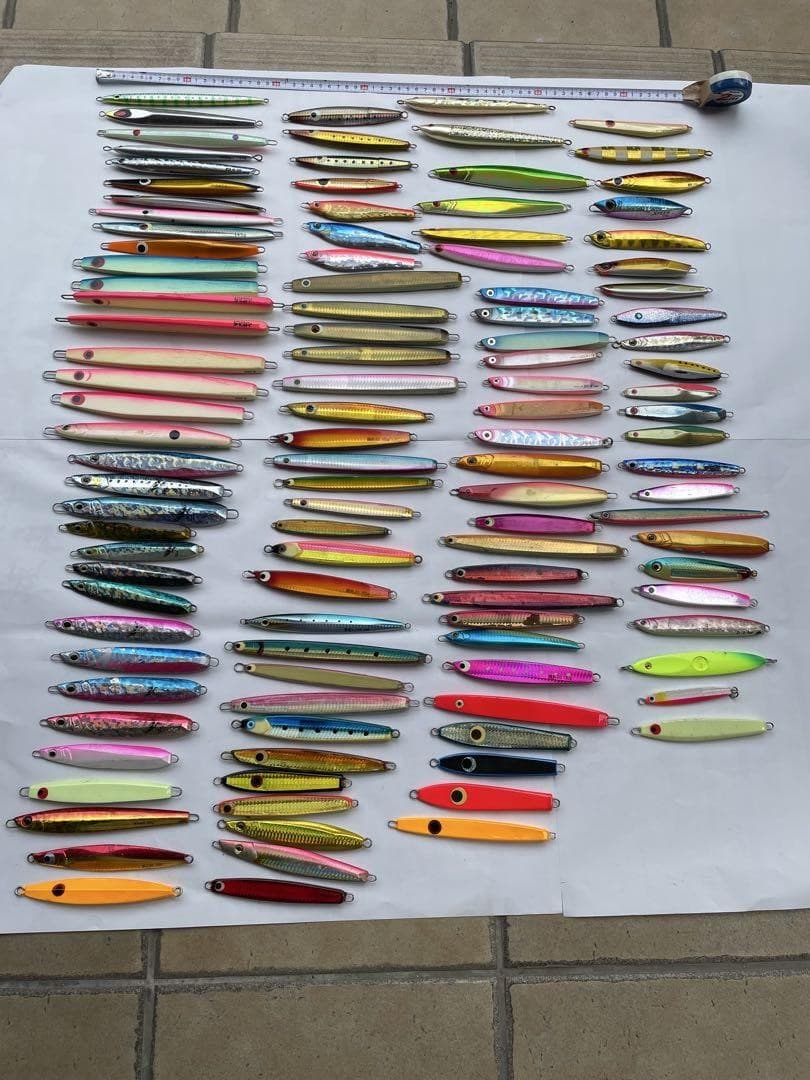 Metal Jig 115pcs, Fishing Tackle, Shimano, Sakura, Handmade, Used/Unused - Image 1
