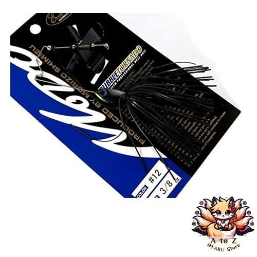 NEW Evergreen Buzzbait Bubble Tornado 3/8oz Super Black #12 - Image 1