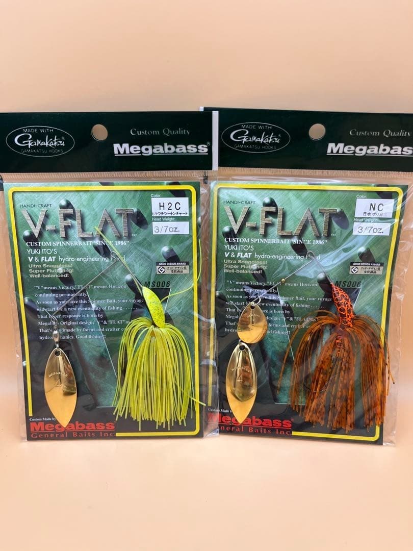 Fishing Lure 16-6 V-FLAT Spinnerbait Set of 4 Japan 1999-2004 3/8oz Limited Rare - Image 5