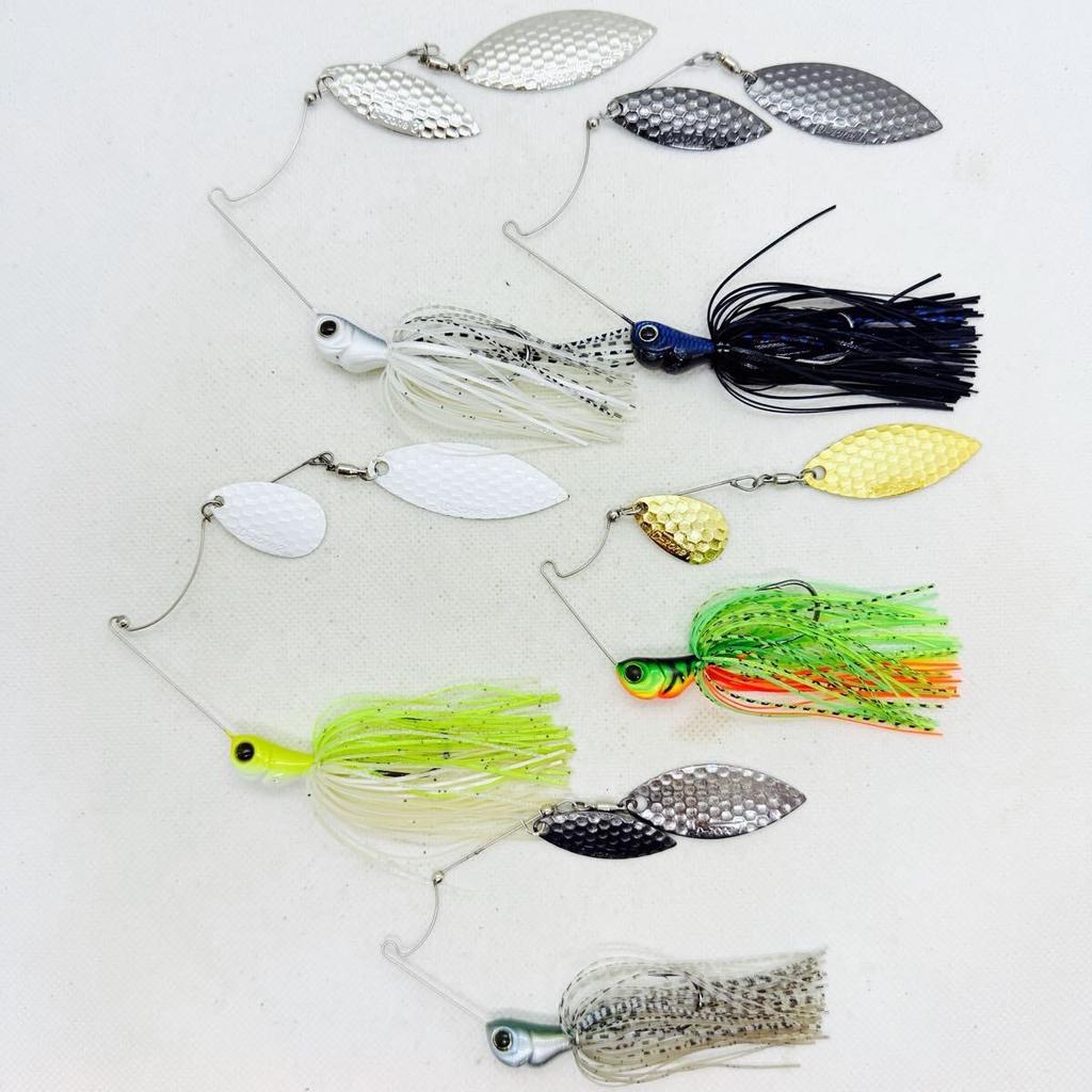 EVERGREEN e D-Zone 5 piece set actual measurement 17g/20g/21g Spinnerbait Bass - Image 2