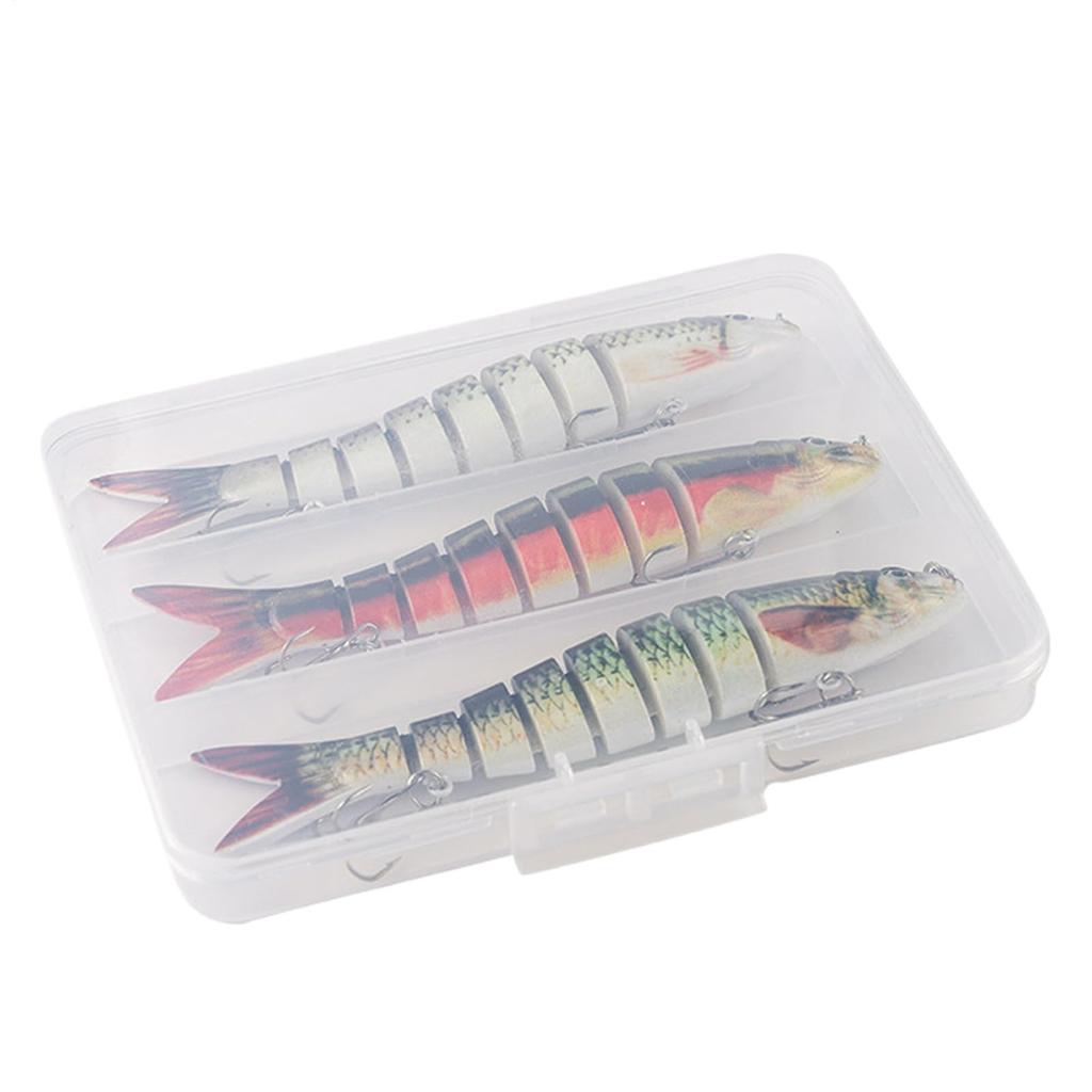 3Pcs Swimbait for Bass Fishing Realistic Fish Lures Bass Trout Crappie Walleye - Image 11