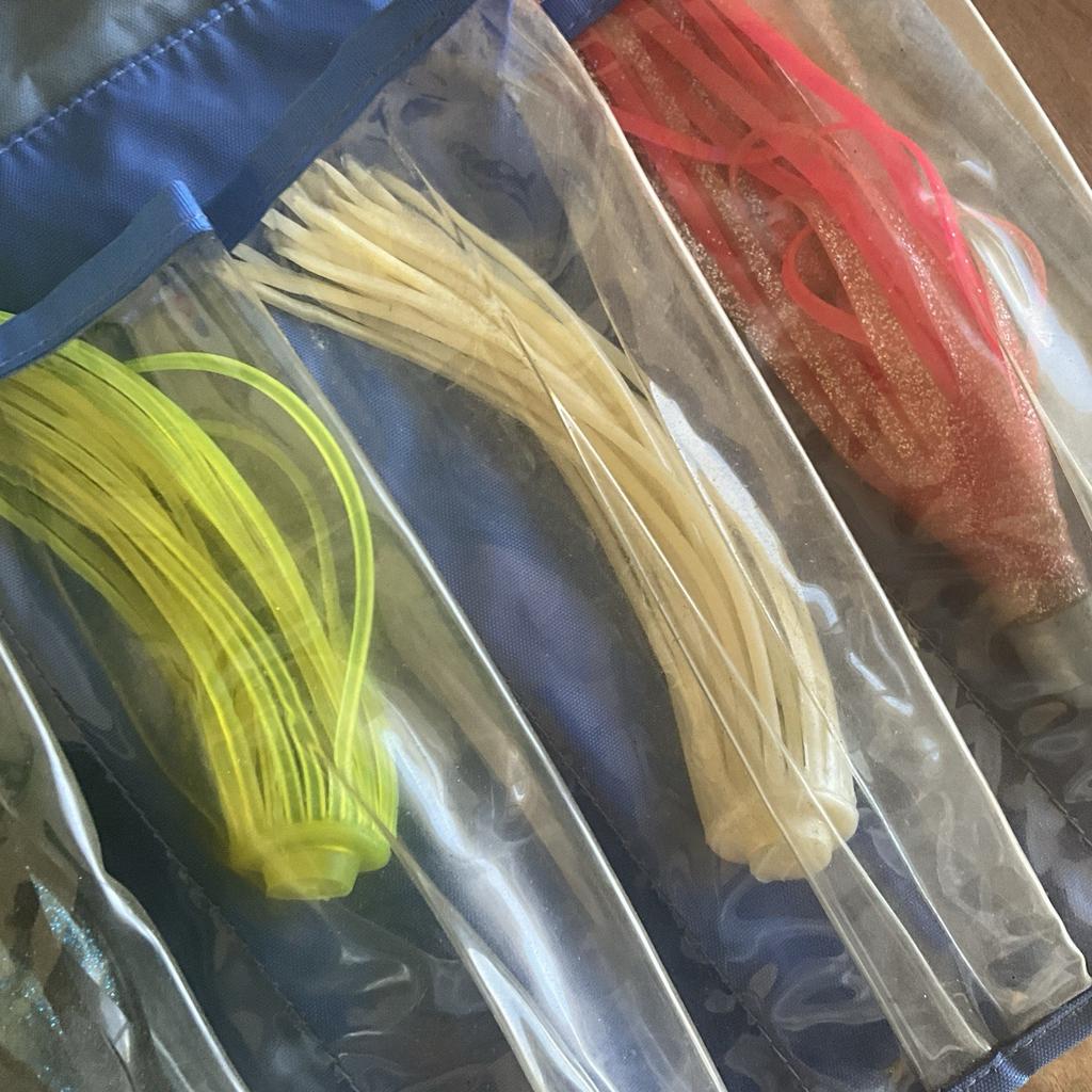 Saltwater Big Game Offshore Marlin, Maui, Wahoo, Dorado,Tuna Lures and Case - Image 6