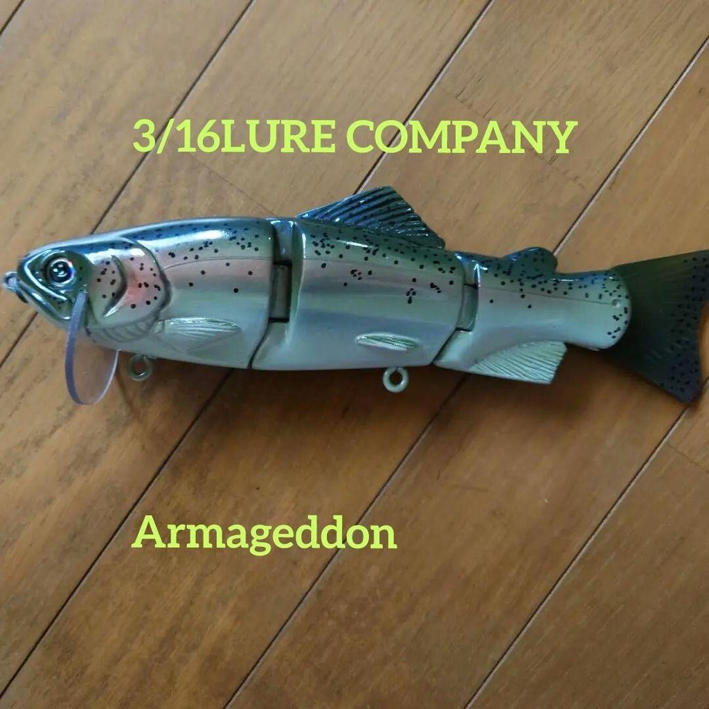 3:16 Company ARMAGEDDON Super Rare New Lure Ship Hook and split ring included - Image 2