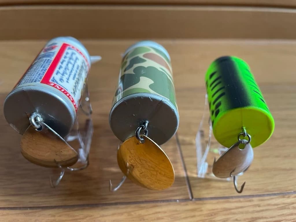 Heddon Balsa 50 and other topwater lures and Owner Trout #3000 Tackle Box Set - Image 15