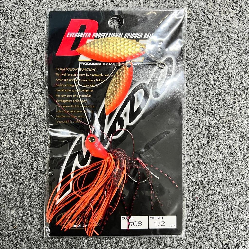 D-ZONE Spinnerbait 1/2oz Set of 4 in 3 Colors Used, Black/Dynamite/DaiGā - Image 3