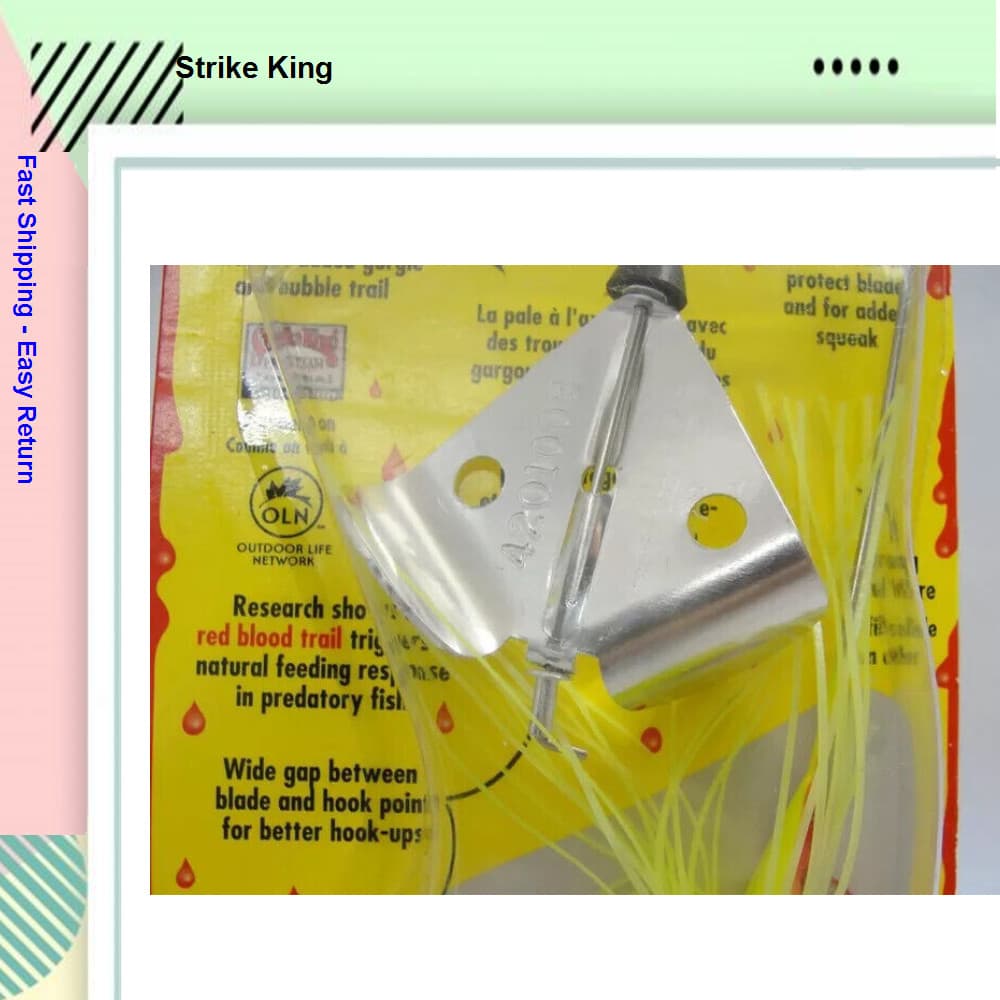 Strike King (BBEB38-301) Bleeding Elite Buzzbait Fishing Lure 3/8 oz (2 Pack) - Image 4