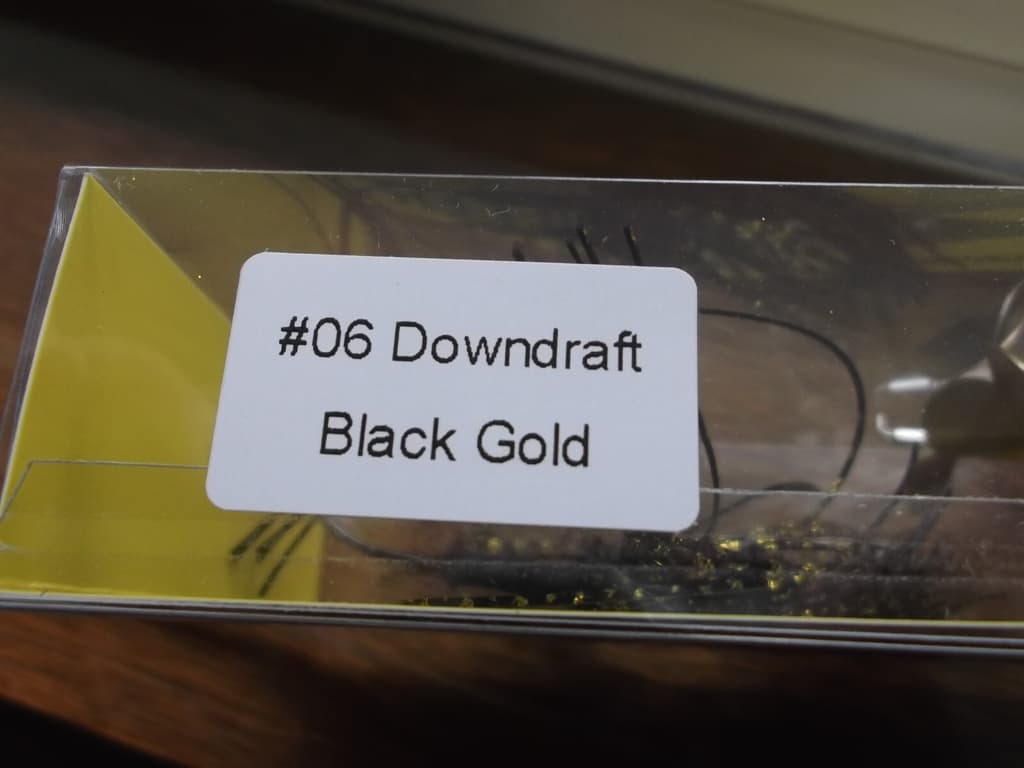 HM Custom Lures Teckel Quazkiller Twin Buzzbait 1/2oz. 06 Black Gold Downdraft - Image 7