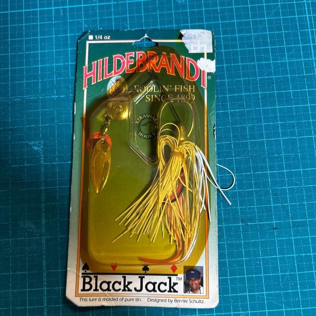 Hildebrandt Old Spinnerbait Fishing Lure Used - Image 1