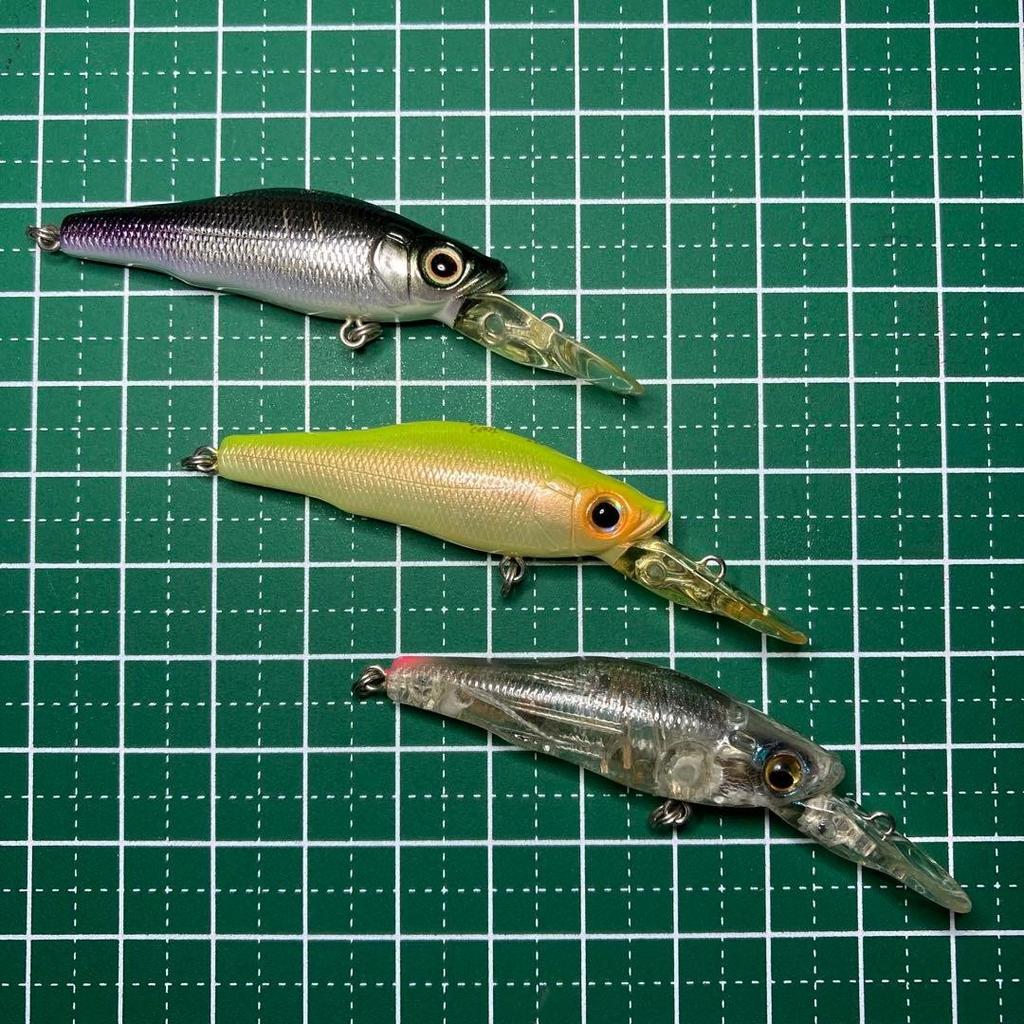 Megabass Live X Smolt Old Rare 3pcs Lure Used Fishing Accessories - Image 2