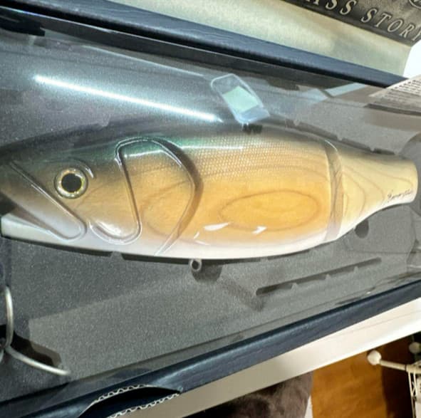 Roman Made Mother Wood Color Fishing Big Bait Swimbait From Japan New - Image 1