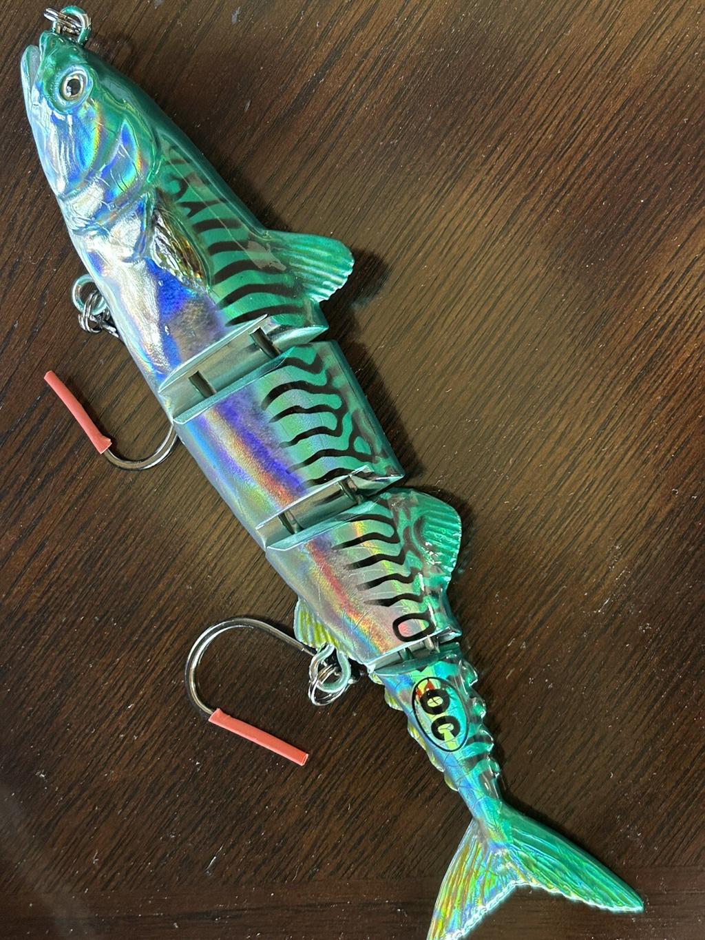 MACKEREL LURE LASER  The Original OC Swimbait 8-1/4 in. 2-3/4 oz. Medium - Image 7