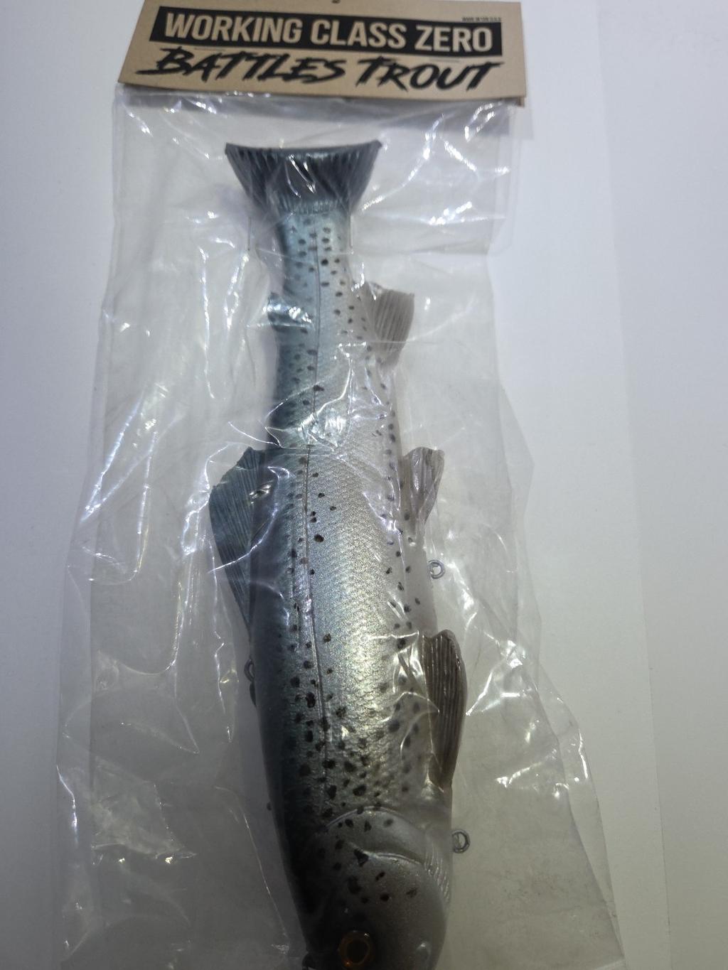 Working Class Zero RARE 11” Battles trout discontinued Swimbait By WCZ - Image 4