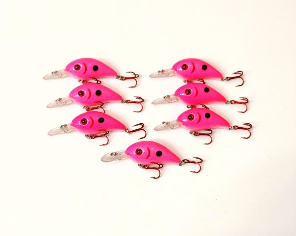 (7) Strike King Mini Slab Hammer Crankbait Fishing Lures Lot of 7 - Image 2