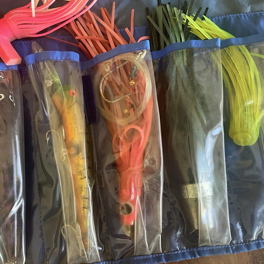 Saltwater Big Game Offshore Marlin, Maui, Wahoo, Dorado,Tuna Lures and Case - Image 7