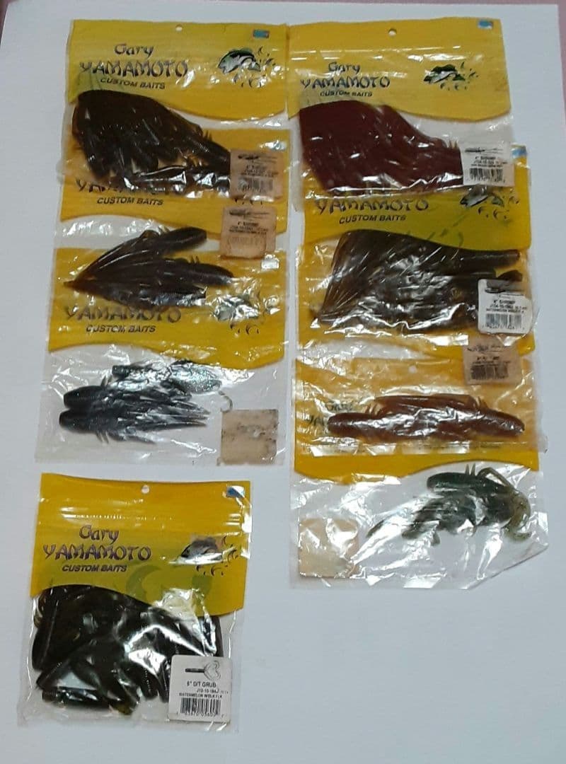Fishing Lure Worm set Gary Yamamoto Jackall and others used - Image 2