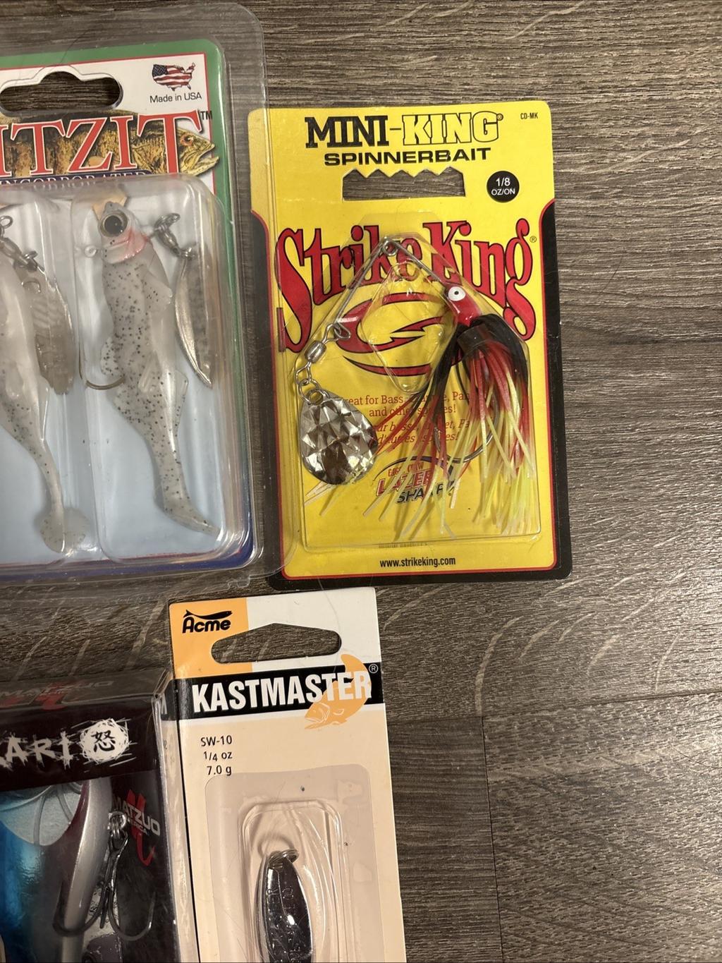 Fishing Lures Lot Of 13 Strike King Rebel Rooster Tail Gitzit Berkley Crankbait - Image 4