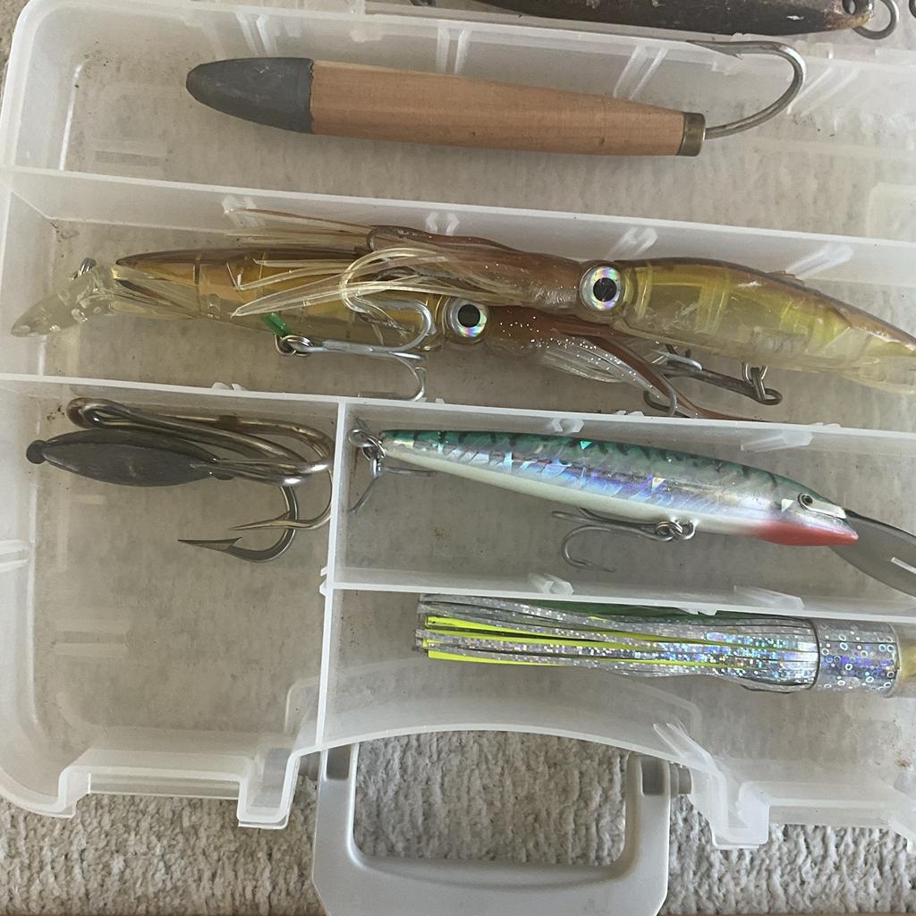 Saltwater Big Game Offshore Marlin, Maui, Wahoo, Dorado,Tuna Lures and Case - Image 3