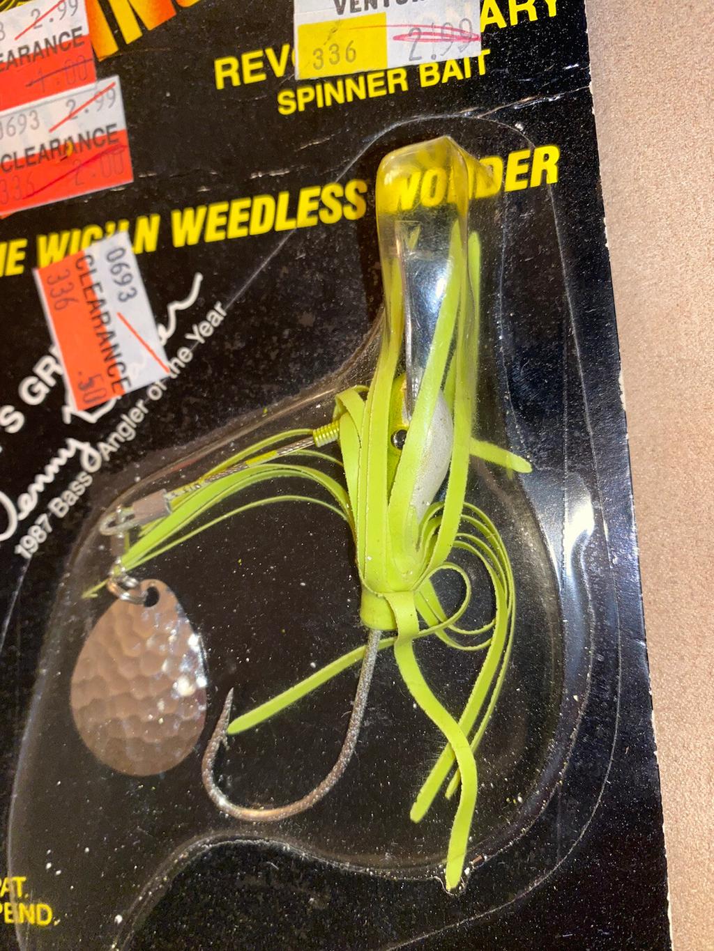 TUFF FIND!Unknown chatterbait,LIVING RUBBER SKIRT!!!spring Bil Lure Discontinued - Image 3