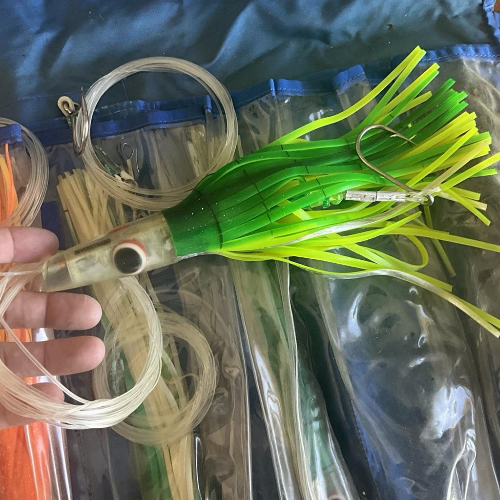 Saltwater Big Game Offshore Marlin, Maui, Wahoo, Dorado,Tuna Lures and Case - Image 8