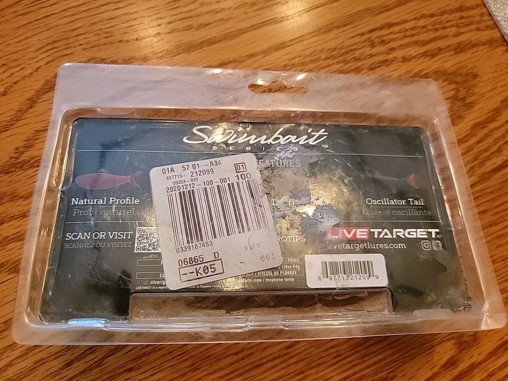 Live Target Swimbait Series Spanish Sardine Fishing Lure. New In Original Box - Image 2