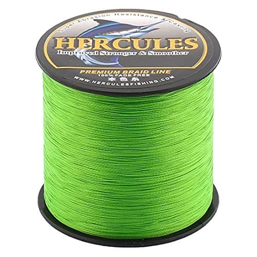NEW HERCULES PE Fishing Line 4-strand No.1.5 1000m 9.1kg/20lb 0.2mm green - Image 4