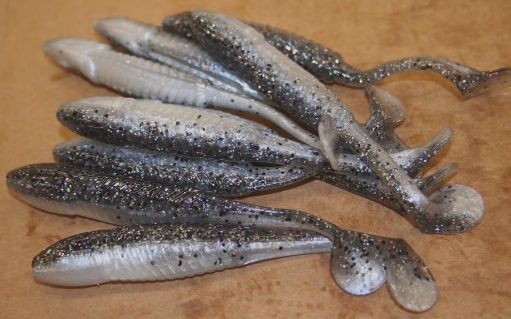 5" Swim Minnow Magic Shad Paddle Tail Swimbait Trailer for A Rig 50 pack Bulk - Image 2