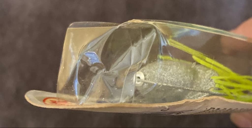 Mini The Agitator 1/8 oz Buzzbait Silver for Bass Fishing - Image 5