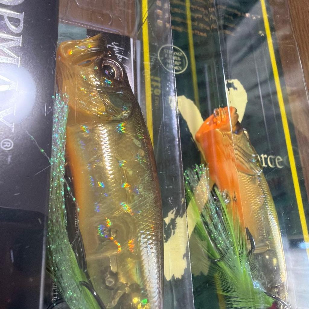 Megabass Topwater Lure Set POP MAX & POP X Gold 5cm Fishing Accessories - Image 4