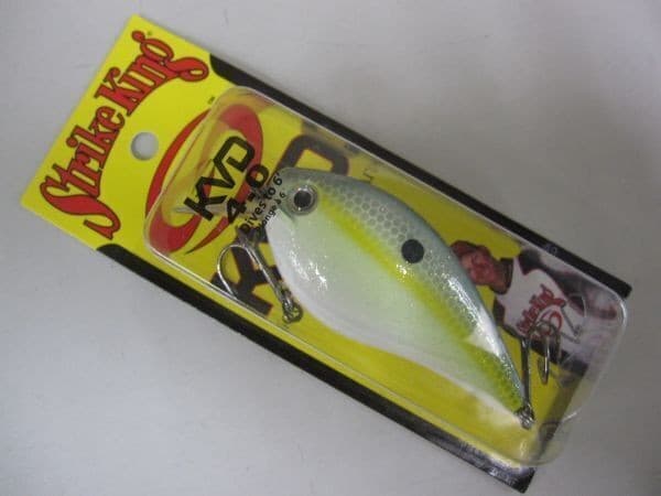 Strike King KVD4.0 538 Chartreuse Sexy Shad New Lures - Image 3