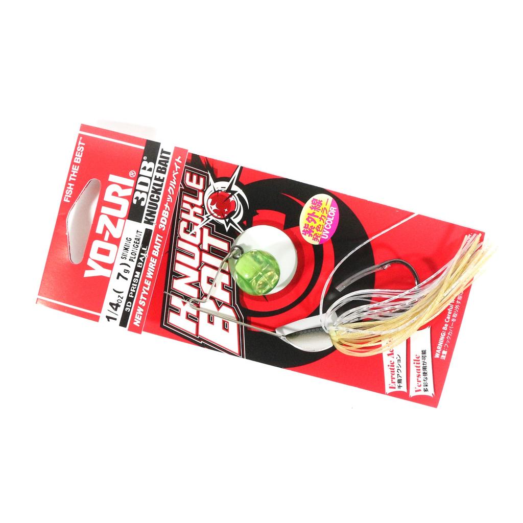Yo Zuri Duel 3DB Knuckle Spinnerbait 1/4 oz Sinking Lure R1327-GZSH (2428) - Image 1