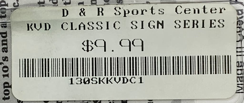 Vintage Rare NOS Strike King Kevin VanDam“AUTOGRAPHED”KVD Limited￼ Crankbait ￼ - Image 12