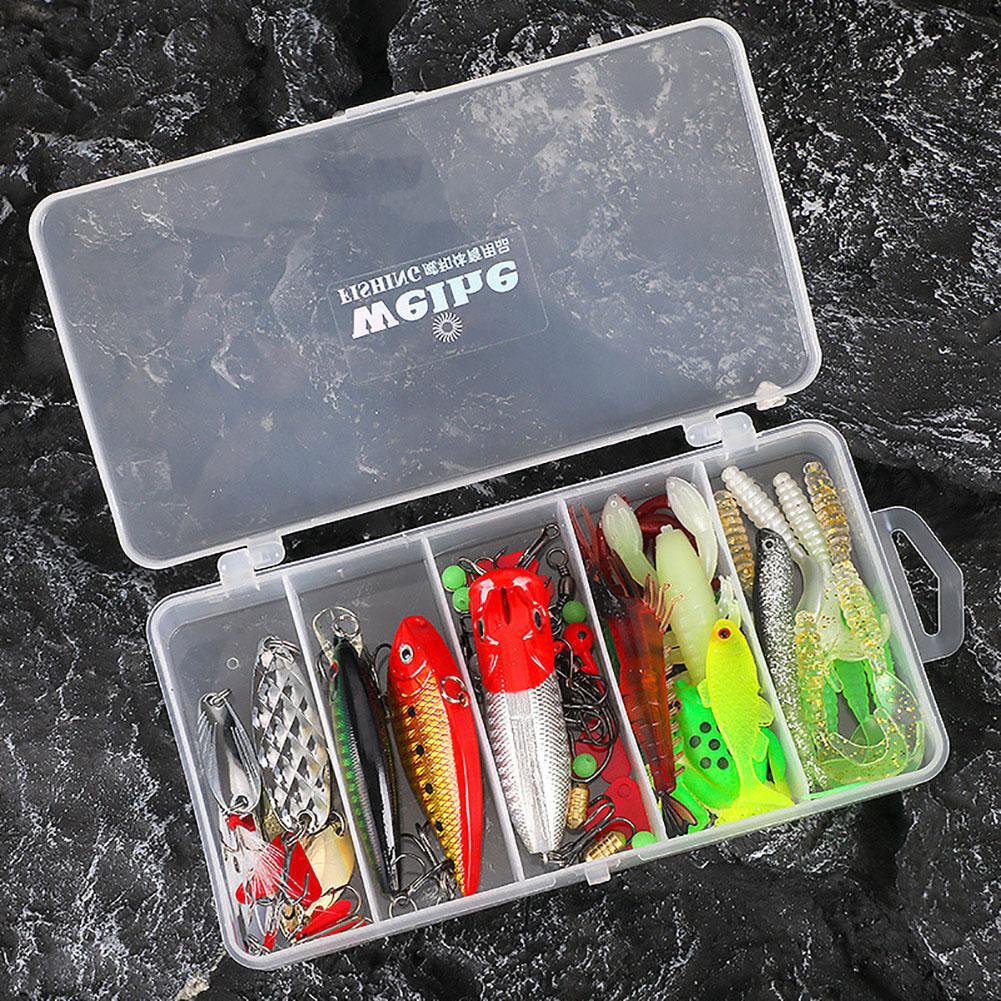 78pcs Fishing Accessories Kit Mixed Hard Wobbler Metal Jig Spoons Soft Lure Bait - Image 12