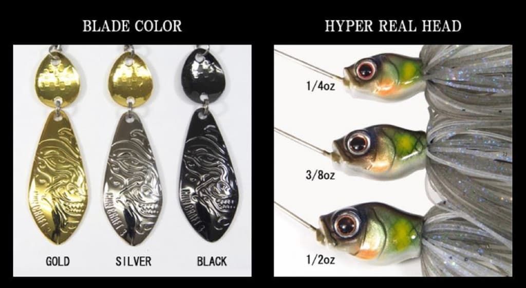 Gan Craft Killers Bait Mini II 1/2 Oz Spinnerbait 12G (8083) - Image 5