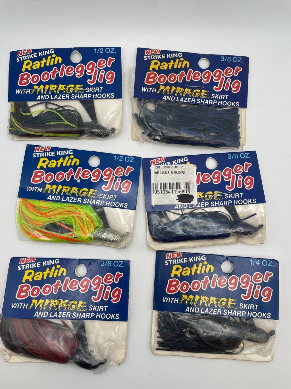 Strike King Ratlin Bootlegger jigs (Multi colors & Weights) - Image 1
