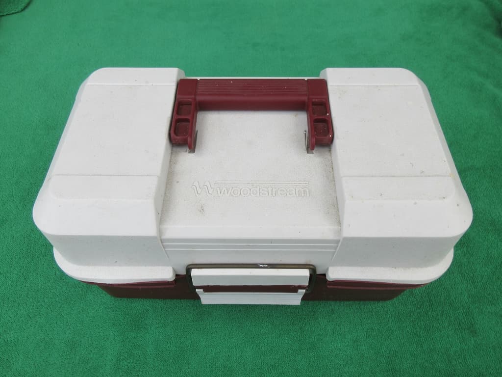 Woodstream Tackle Box w/ Fishing Supplies Lures Bait Hooks Strike King Heddon - Image 5