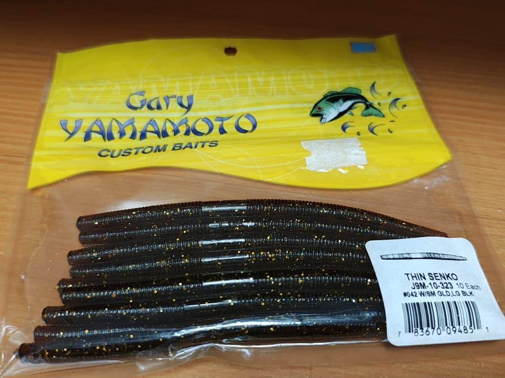 Gary Yamamoto 5" Slim Senko THIN Senko Worm Cut Tail Worm - Image 4